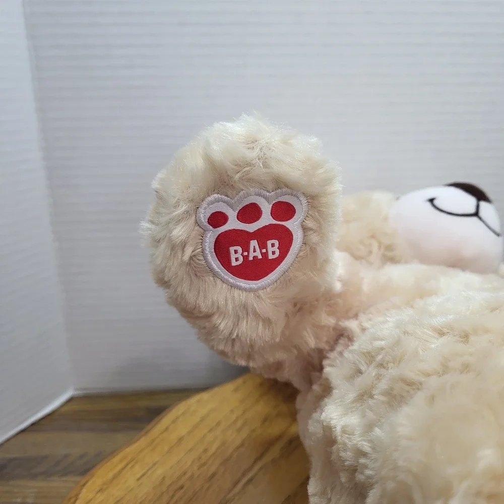 NWT Build A Bear Workshop Plush Happy Hugs IV Teddy Bear Tan Stuffed Animal Toy